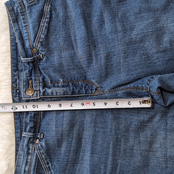 Gloria Vanderbilt Skimmer Denim Capri High Waisted Slimming Jeans Size 12 - Picture 10 of 11